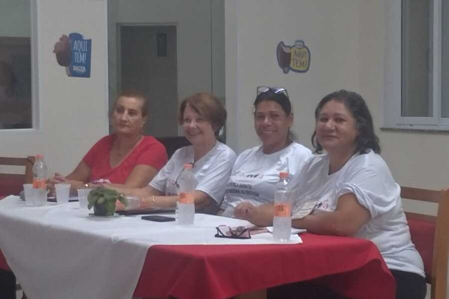 Mesa de abertura do 1º Seminário de Planejamento do Sintraemfa